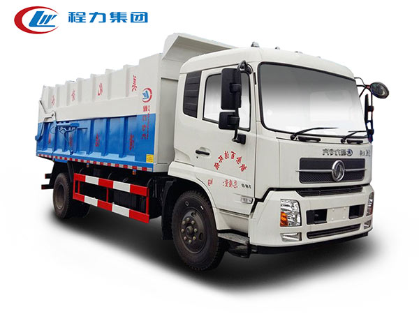 國六東風(fēng)天錦壓縮式對(duì)接垃圾車