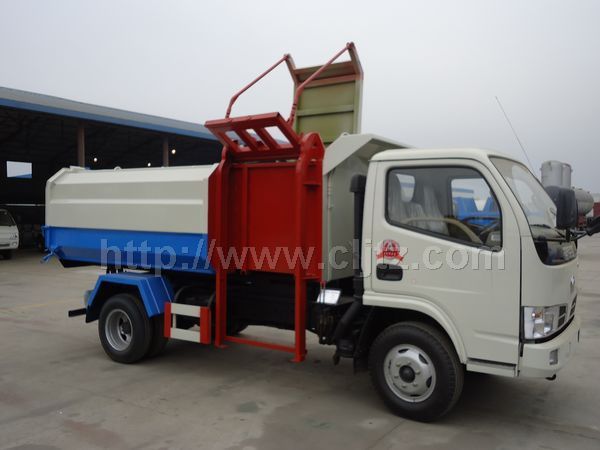 東風福瑞卡掛桶垃圾車